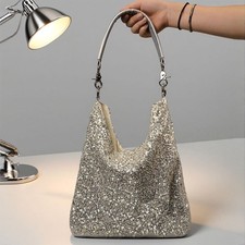 Sequin Tote Bag, Sparkly Shoulder Handbag Purse Bag, Evening Parties Clutch Bag