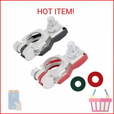Aoerzn Premium Battery Terminal Connectors for Nissan, Positive and Negative 1 p