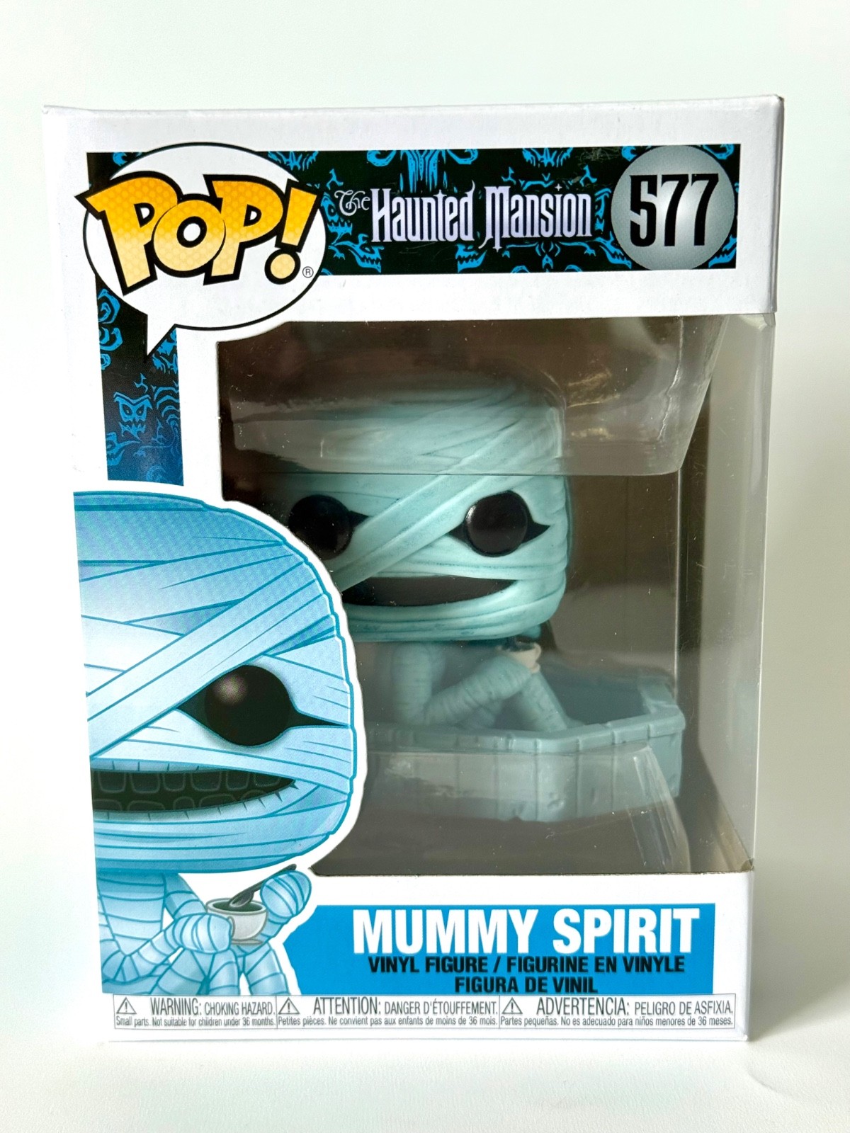 Funko Pop! 2019 Figura Vinilo Disney'S Haunted Mansion - Mummy Spirit #577 Nueva