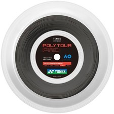 Yonex Poly Tour Pro Tennis Racket String Reel - Black, 1.25mm (16L)