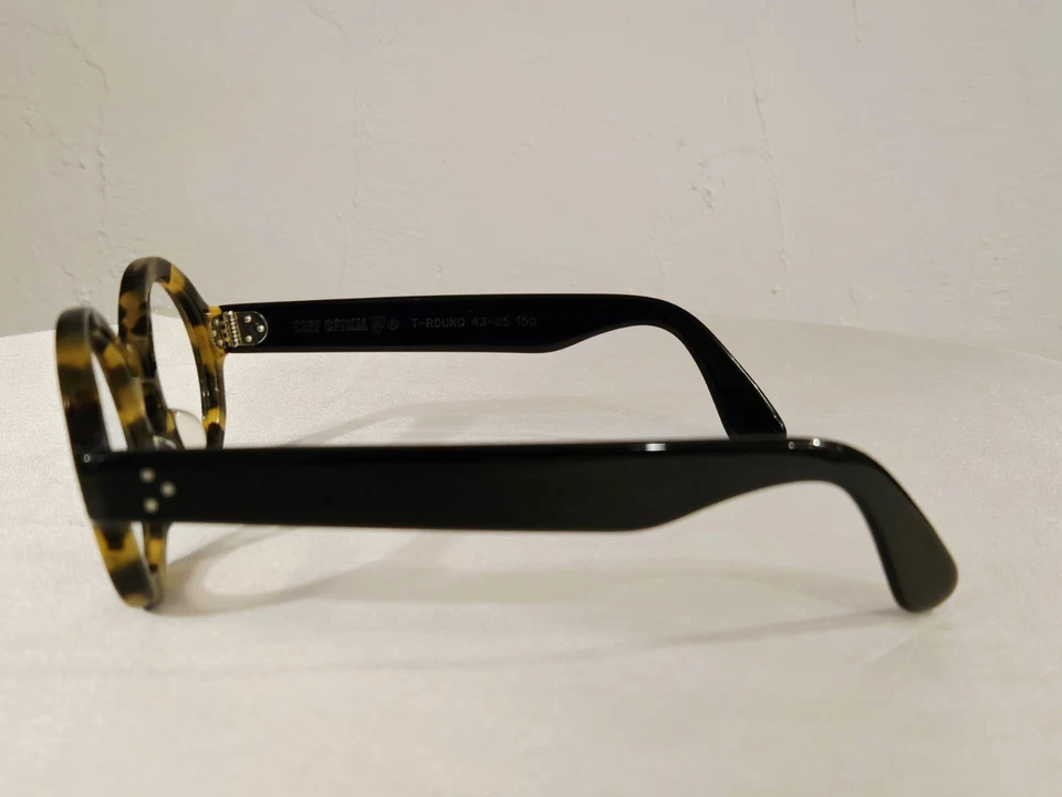 Tart Optical | T-Round® | Hecho a mano en Italia - Gafas retro con caparazón de tortuga Foto 4 de 4
