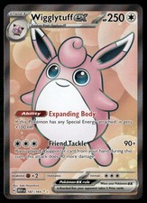 WIGGLYTUFF EX 187/165 ULTRA RARE 151 POKEMON HOLO NM