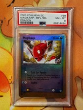 Pokemon Magikarp 60/97 Reverse Holo Foil Rare 2003 EX Dragon PSA 8 NM on eBay