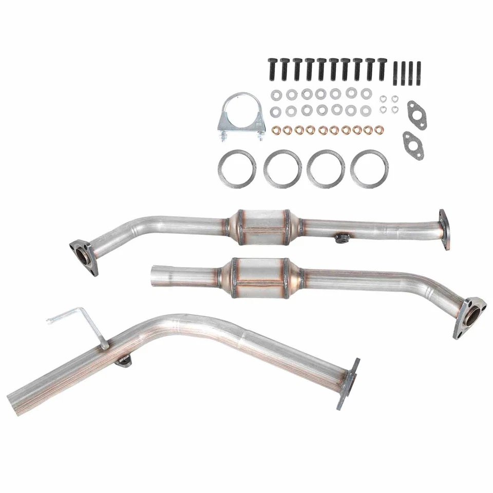 Compatível com 2001-2004 Toyota Sequoia 4.7L V8 conversor catalítico de escape conjunto direita+esquerda - Imagem 3 de 4