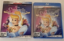Cinderella II & III 2-Movie Coll. (Blu-ray+ DVD) w/Slipcover [See Free Shipping]