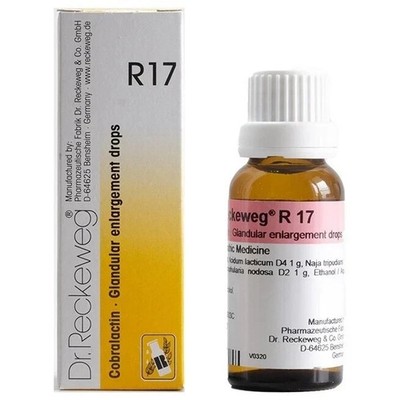 Dr Reckeweg R17 Glandular Tissue Drops 22ml Pack of 1 Homeopathic Drop