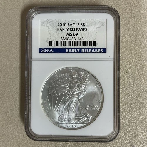 2010 American Silver Eagle — photo from the most recent tracked eBay sale