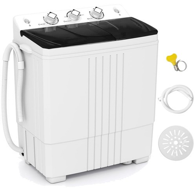 #ad Versatile 20lb Capacity Washer amp; Spinner Combo BlackWhite $351.99