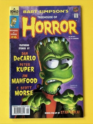 Bart Simpson s Treehouse Of Horror #6 (2000) 1st Print Bongo Horror Comic