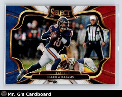 2025 Panini Select Tri-Color Prizm #473 Caleb Williams /99