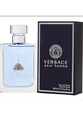 Versace Pour Homme 3.4oz Edt Spray For Men New In Box 