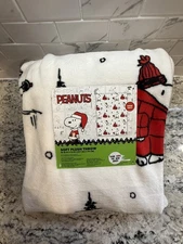 Snoopy Plush Throw Blanket Puffer Jacket Winter Christmas 50”x70”