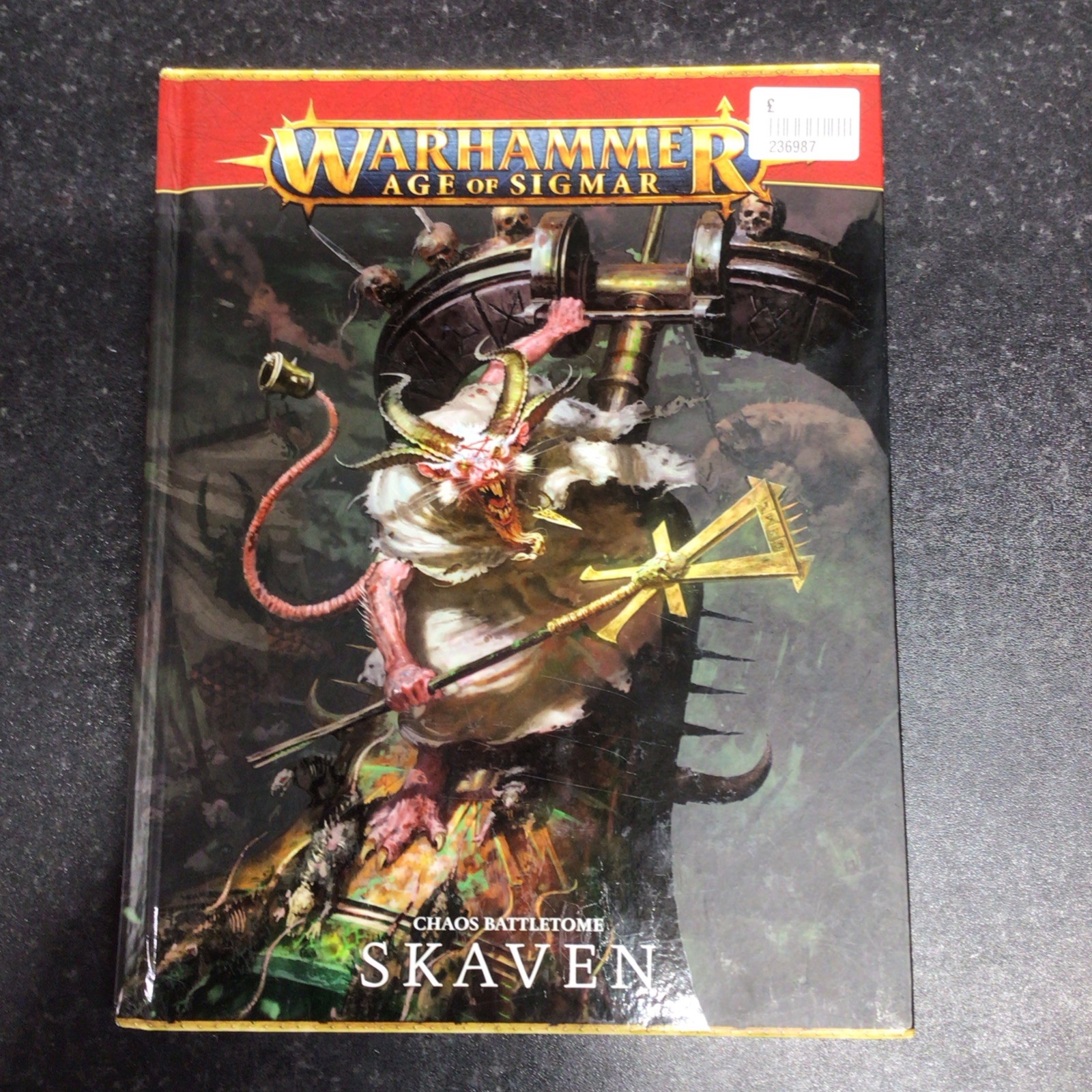 Warhammer Age of Sigmar; Chaos Battletome: Skaven Hardback Book