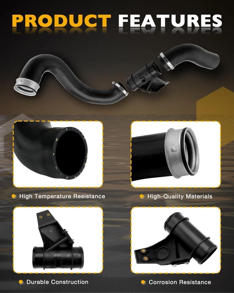 Charge Air Intercooler Turbo Hose For 2002-06 Dodge Mercedes Sprinter 2500 3500 Foto 4 de 4