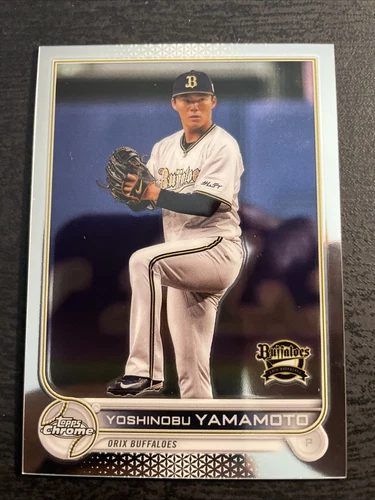 2022 Topps Chrome NPB Nippon Professional Baseball - Yoshinobu Yamamoto #27 (RC)
