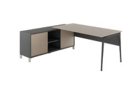 Schreibtisch Mit Sideboard BüRomöBel Arbeitszimmer Schubladen Modern Lux Neu