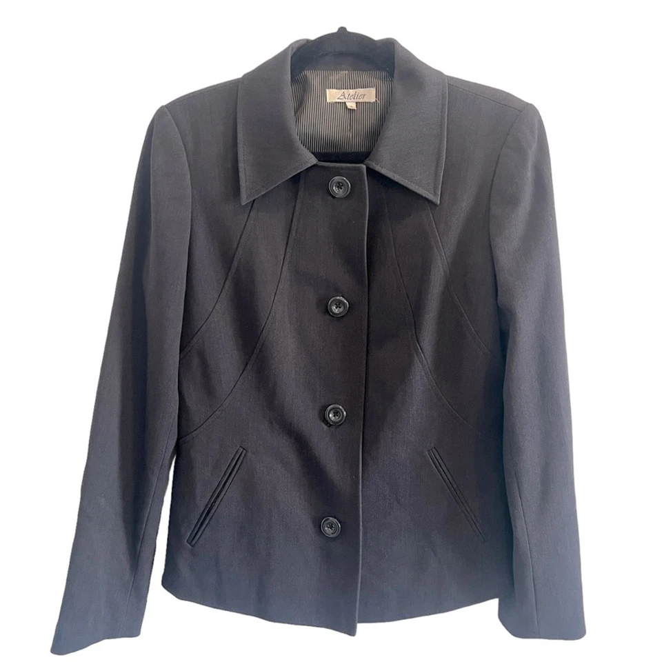 Atelier 2Piece Pant Suit Women’s Blazer Jacket Size 8 - Image 3 of 4