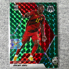 Panini Mosaic UEFA Euro 2020 2021 Jérémy Doku #11 Belgium Rookie RC Card. rookie card picture