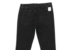 Closed Baker Damen Jeans Hose W26 schwarz washed gerade Galantstreifen