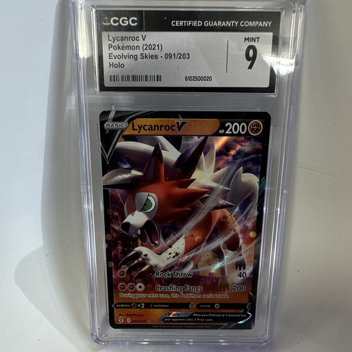 Lycanroc V graded CGC 9 for sale on eBay
