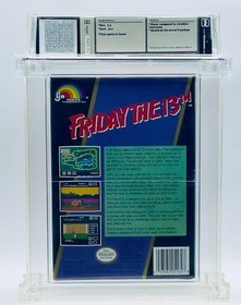 FRIDAY THE 13TH WATA 9.6 A++ NES NTSC 1991 Sealed NINTENDO NO PSA VGA CGC