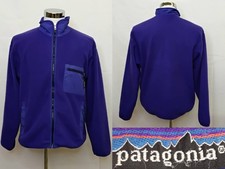 Patagonia Fleece Jacket Men's L Purple Vintage 1990s Made in USA J5150