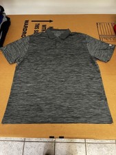 NWT MEN'S UNDER ARMOUR POLO, SIZE: 2XL, COLOR: GRAY HEATHER M30 