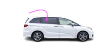 Fits: 2018-2024 Honda Odyssey Van Sliding Rear Right Door Window Glass Privacy