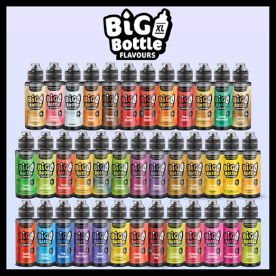 Big Bottle Longfill Aroma 10ml - Alle Sorten - Aromakonzentrat für 120ml Liquid