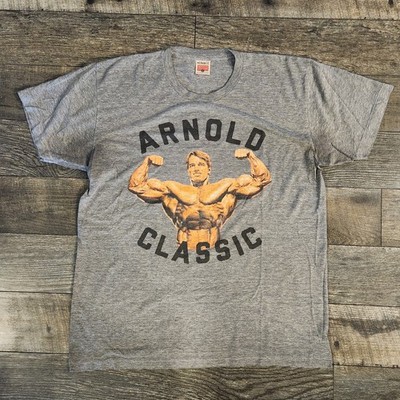 Homage Arnold Schwarzenegger Classic T Shirt Tee Mens Large Made In USA Rare