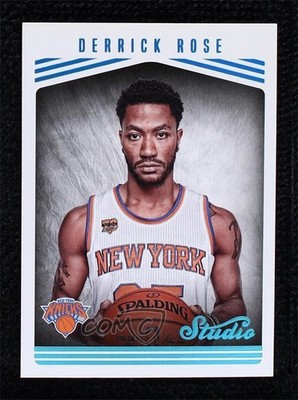 2016-17 Panini Studio Studio Edition Glossy Derrick Rose #139 oh5