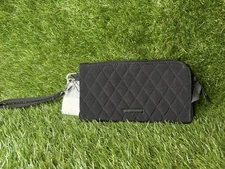 New Vera Bradley Black RFID Tech Wristlet 27594-081