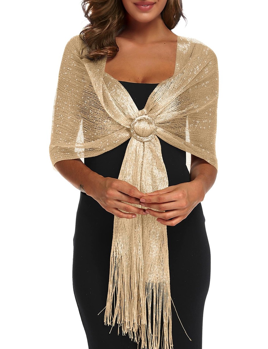 slim fit dress slacks Side Slit Off the Shoulder Floor-Length Side Draping Shawl Evening Gow main image 1