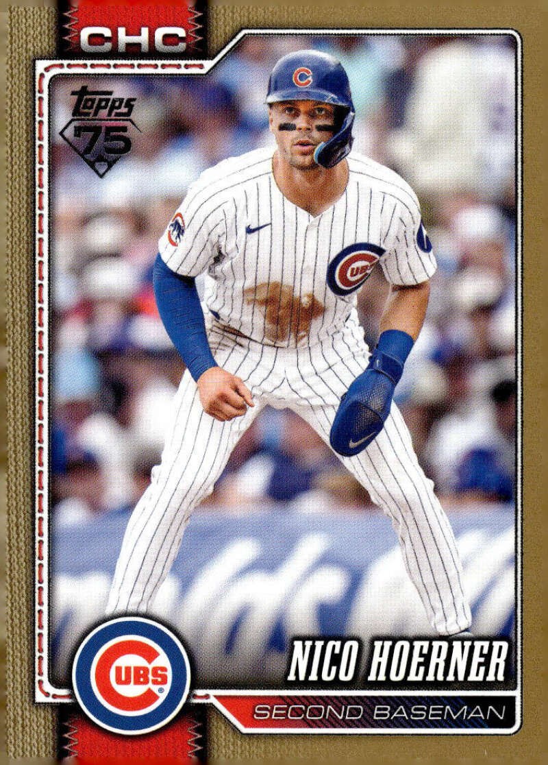 NICO HOERNER 2026 Topps /2026 Gold Border #5 MLB Cubs  ID:170271