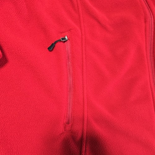 Veste femme Lands End 3XL 24-26 coque souple fermeture éclair intégrale doublée polaire rouge - Photo 3 sur 9