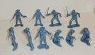 MARX  60 mm FORT APACHE SOLDIERS X 10