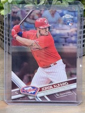 Jorge Alfaro 2017 Topps Chrome Rookie Baseball Card #15 Phillies . rookie card picture