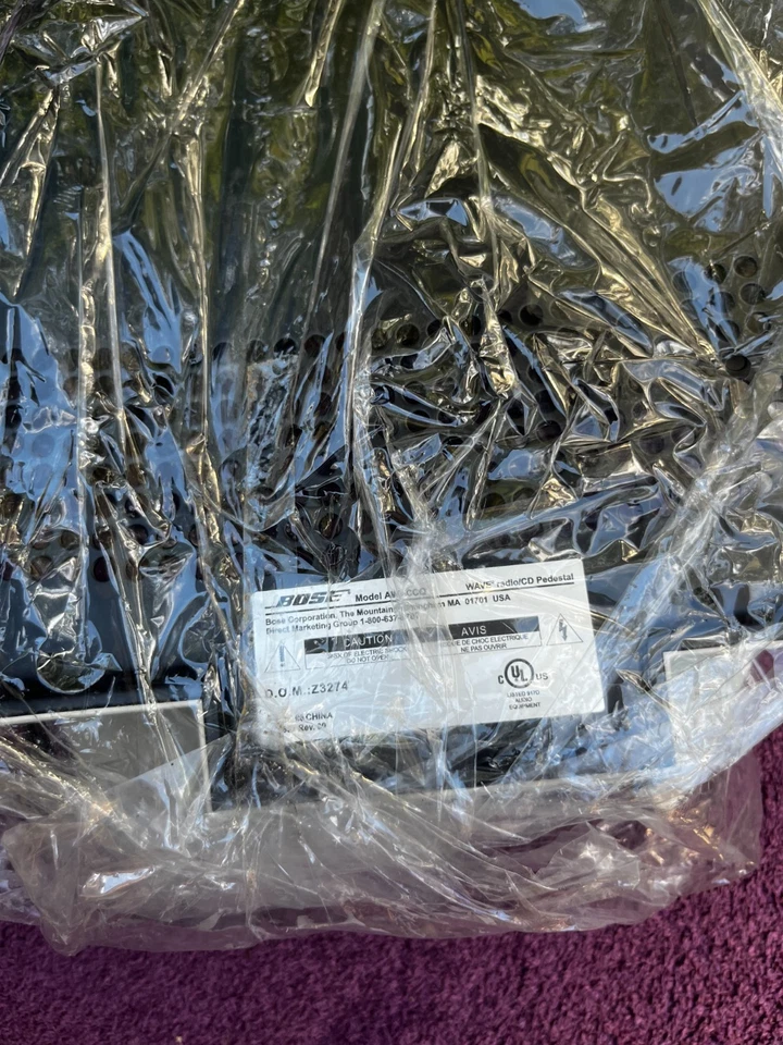 Bose Wave Radio CD Auxiliary Pedestal Platinum White AWACCQ New - Image 4 of 4