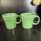Fiesta Tapered Mugs 15 oz green Set of 2 Fiestaware