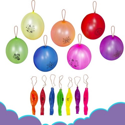 Trimming Shop Happy Punch Balloons 12'' Latex Mit Elastikgriff, Party Füller