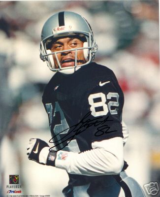JAMES JETT OAKLAND RAIDERS SIGNED 8X10 - Picture 1 of 1