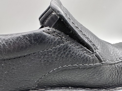 Scarpe slip-on Clarks Collection morbide ortolite da uomo nere taglia 8 - Foto 12 di 13