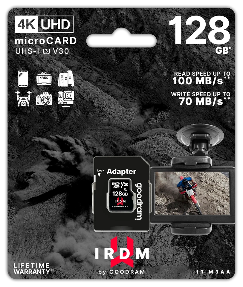 4K microSD Speicherkarte 256-128-64 GB Kamera Dash Cam Videoüberwachung V30 SDXC - Bild 3 von 4