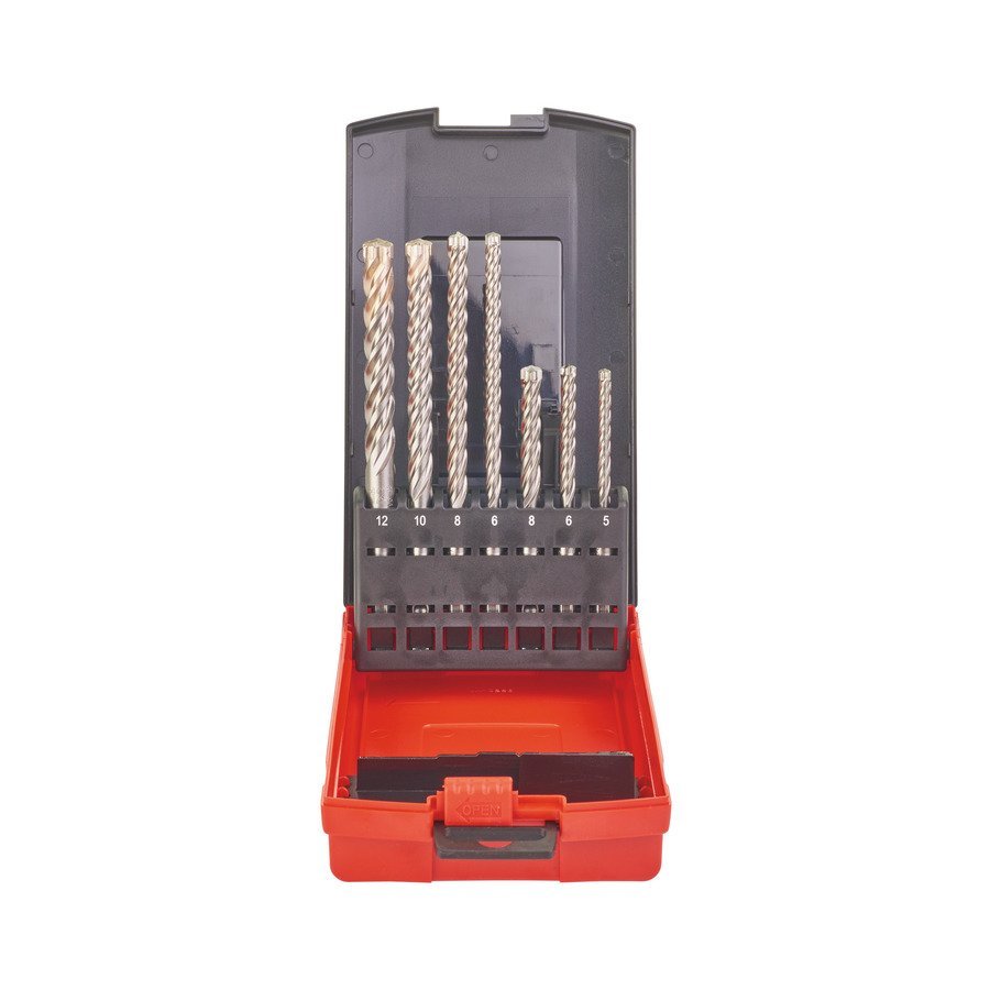 MILWAUKEE   Set Punte Trapano SDS-PLUS MX4   4 TAGLIENTI PZ.7