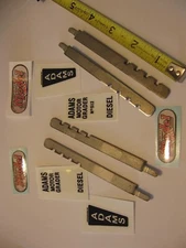 One set Model Toys, Doepke Adams Motor Grader, 1 Set of Blade Levelers Only.