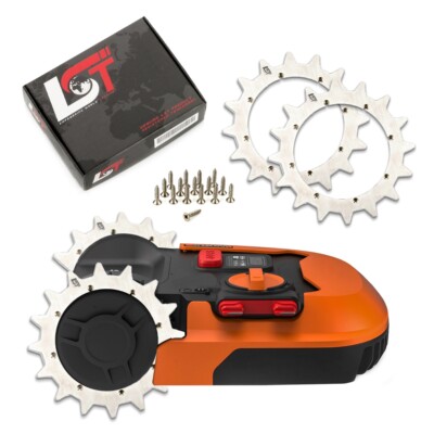 2x Ø 185 mm Spikes Mähroboter Rasenmäher für Yardforce SA/SC 500 / 600 / 800