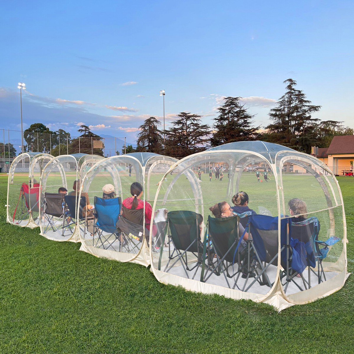 EighteenTek Pop Up Sports Tent Outdoor Bubble Weather Tent EighteenTek Pop Up Sports Tent Outdoor Bubble Weather Tent