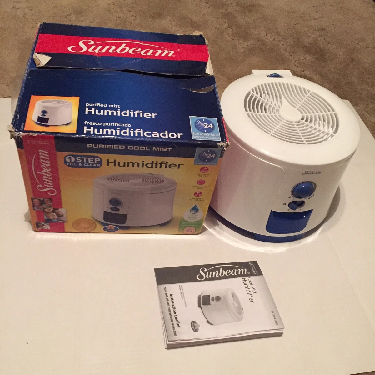 Sunbeam Scm4100 0.7 Gallon Cool Mist Humidifier