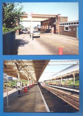 WILLESDEN JUNCTION STATION. 18.8.91 2 FOTOS 10 x 15 cm