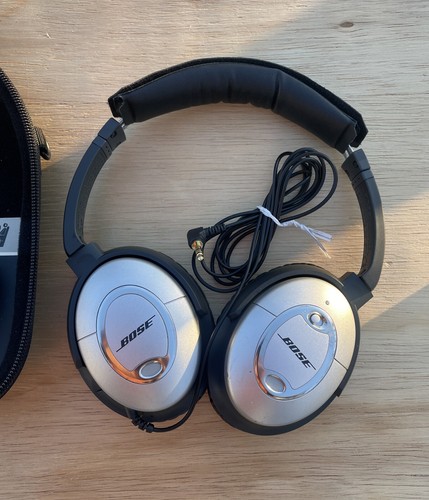 BOSE Acoustic Noise Cancelling Headphone w/ Carrying Hard Case Quiet Comfort 2 - Picture 3 of 7